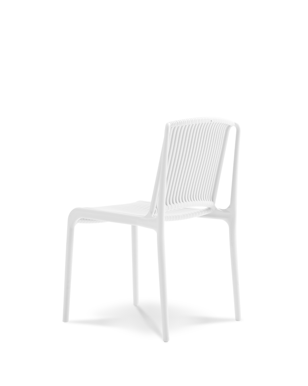 Elpis Plastikstuhl Elfenbein weiß