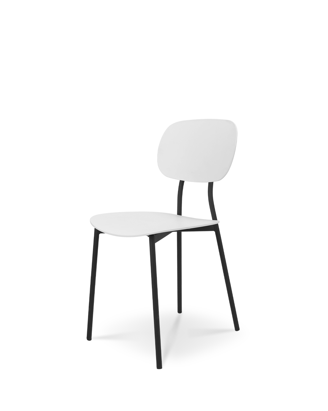 Aglaja Designstuhl Elfenbein Weiß