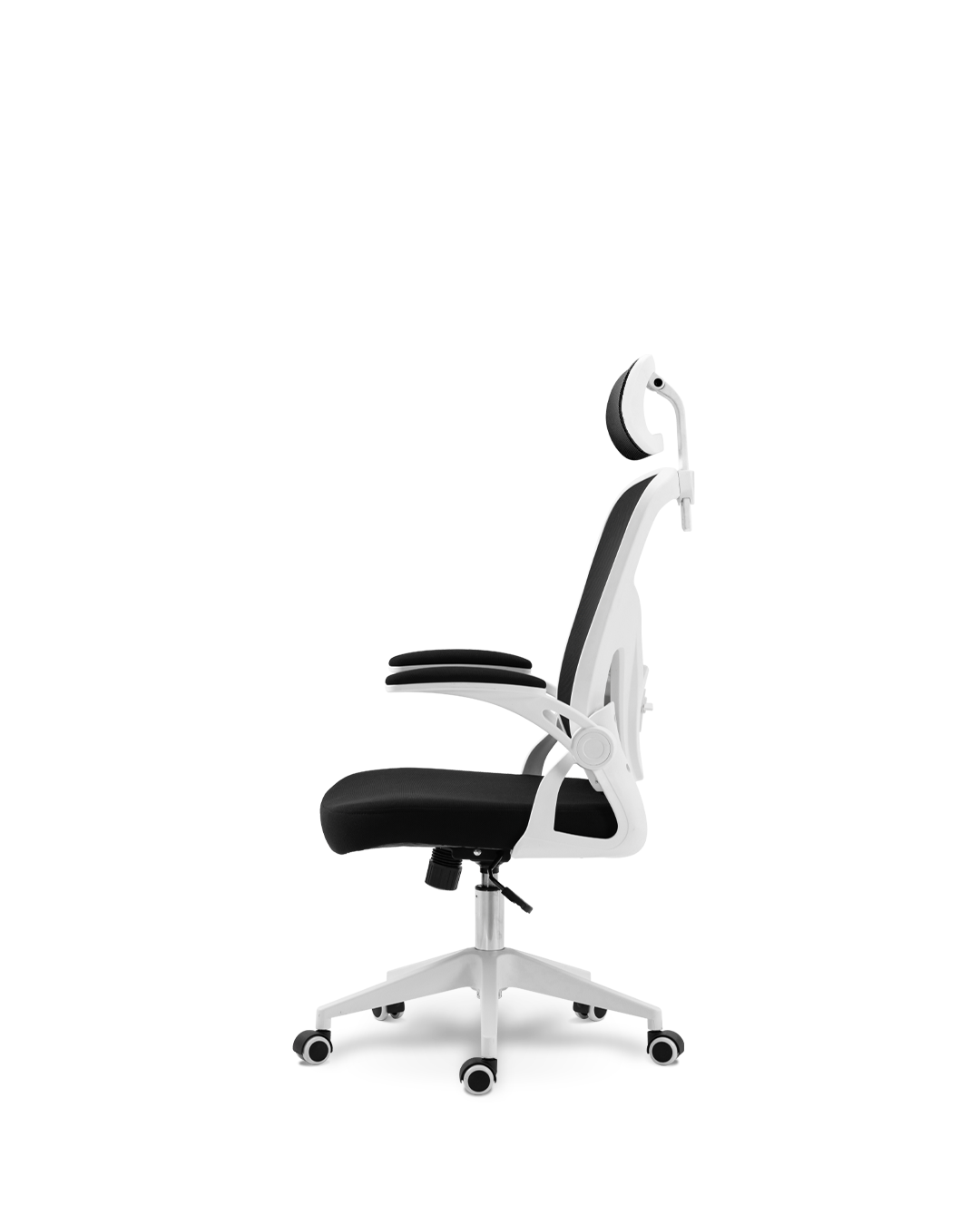 Deich -Bürokorte weiß schwarz