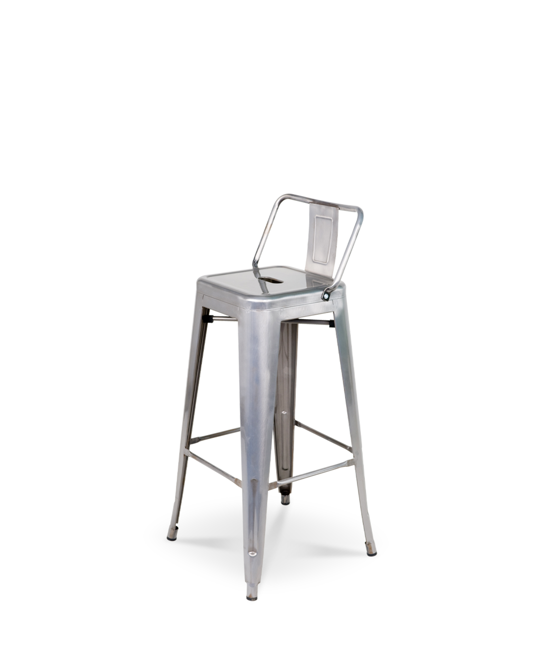 Lix Metal Bar Stuhl Kristallgrau