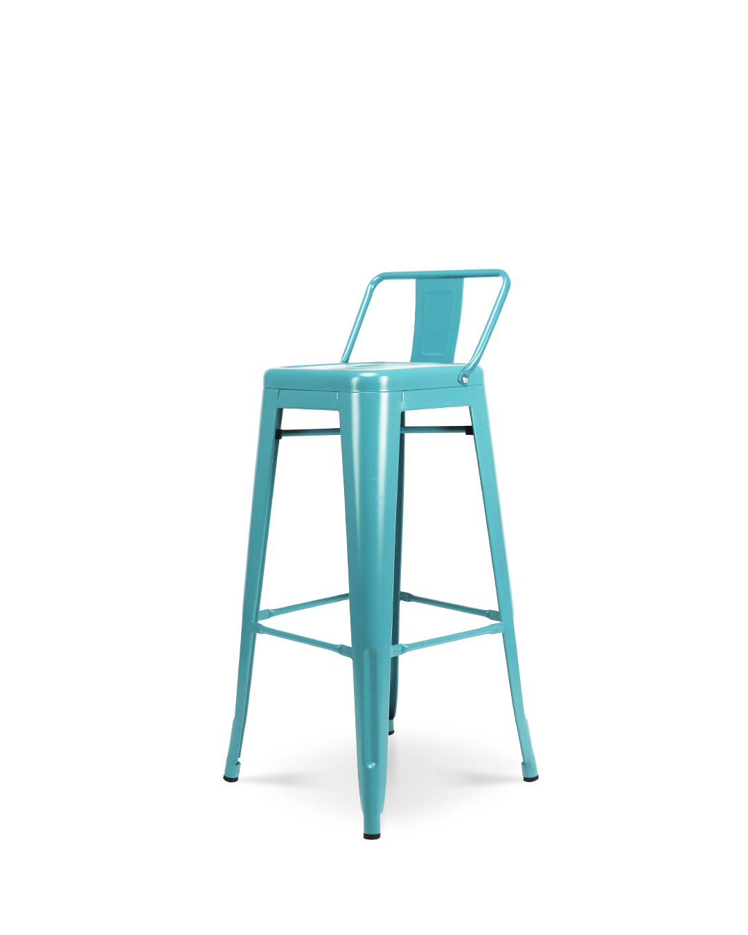 Lix Metal Bar Stuhl Türkis