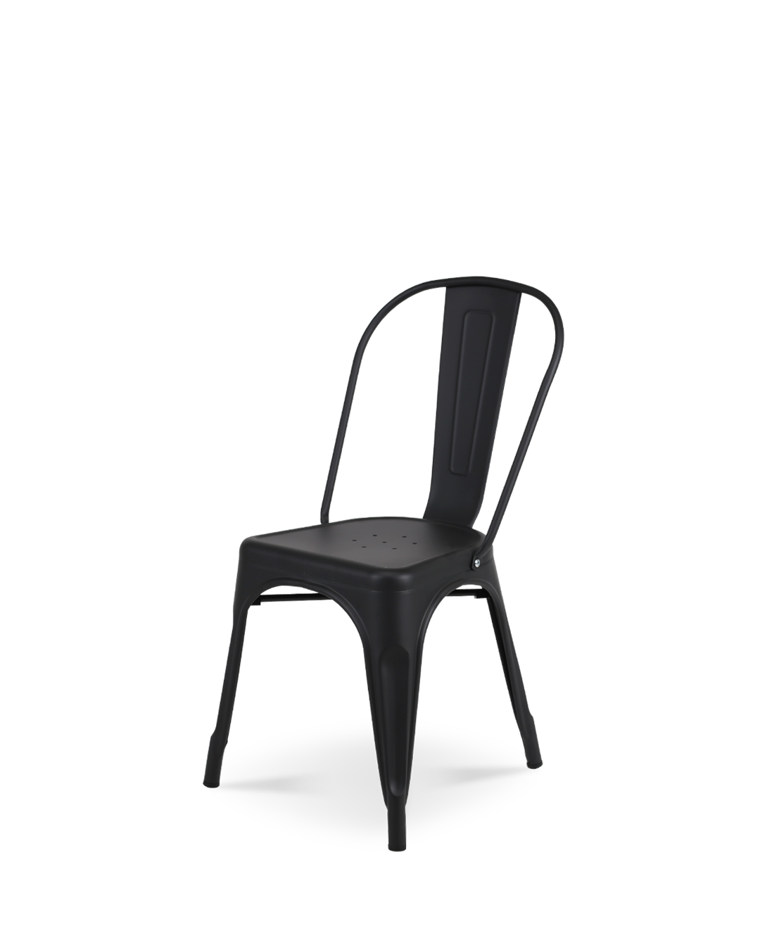 Lix -Metallstuhl schwarz