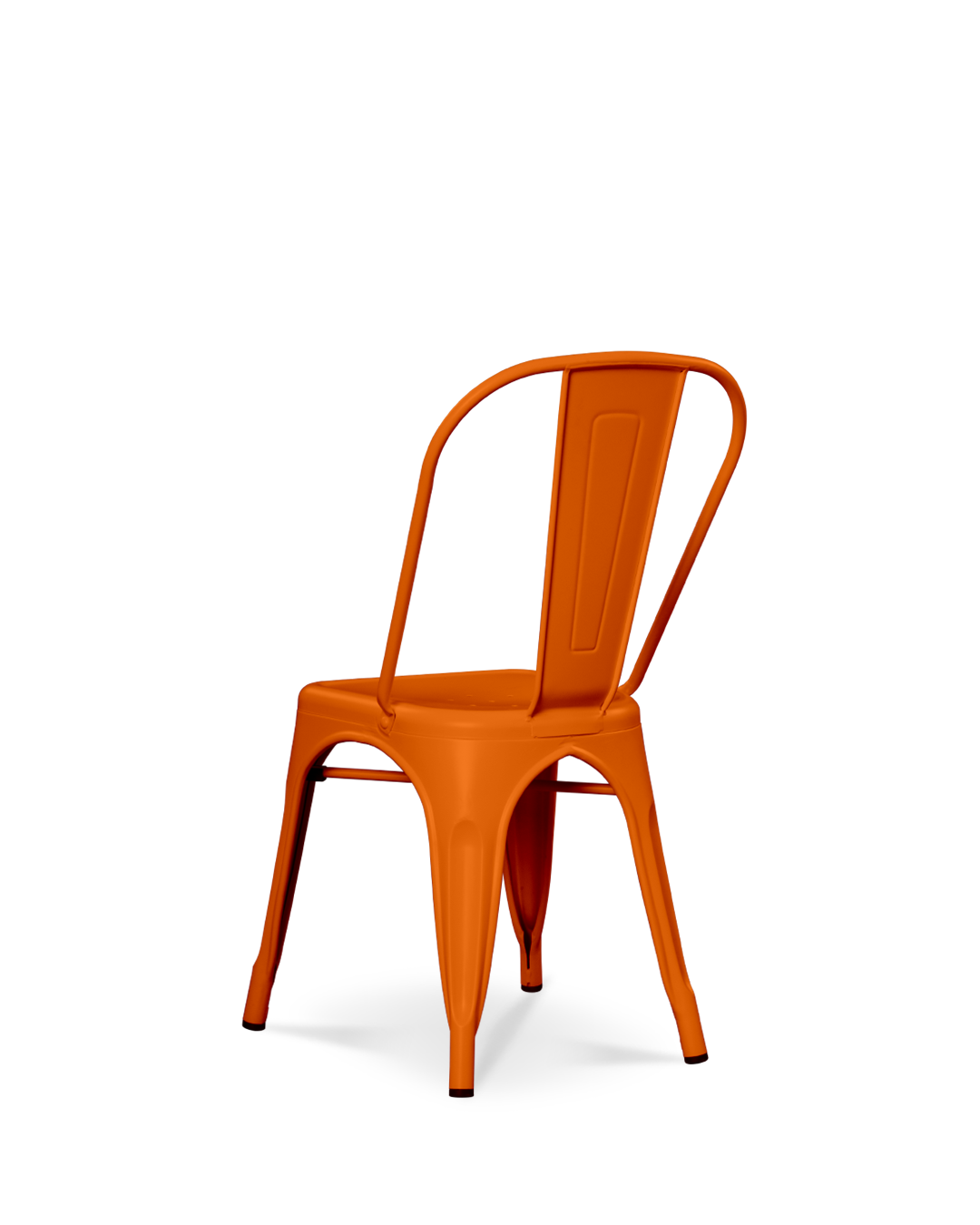 Lix -Metallstuhl Orange