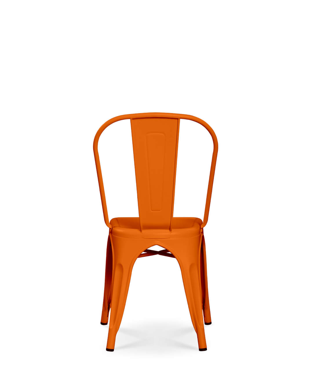 Lix -Metallstuhl Orange