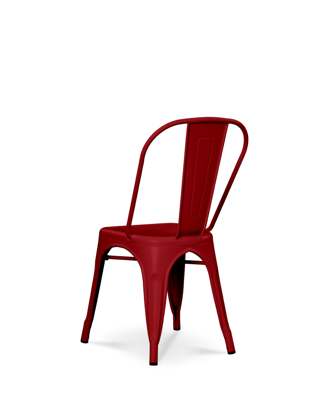 Lix -Metallstuhl rot