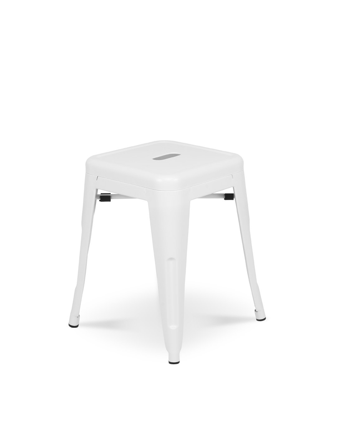 Lix Metallhocker Weiß