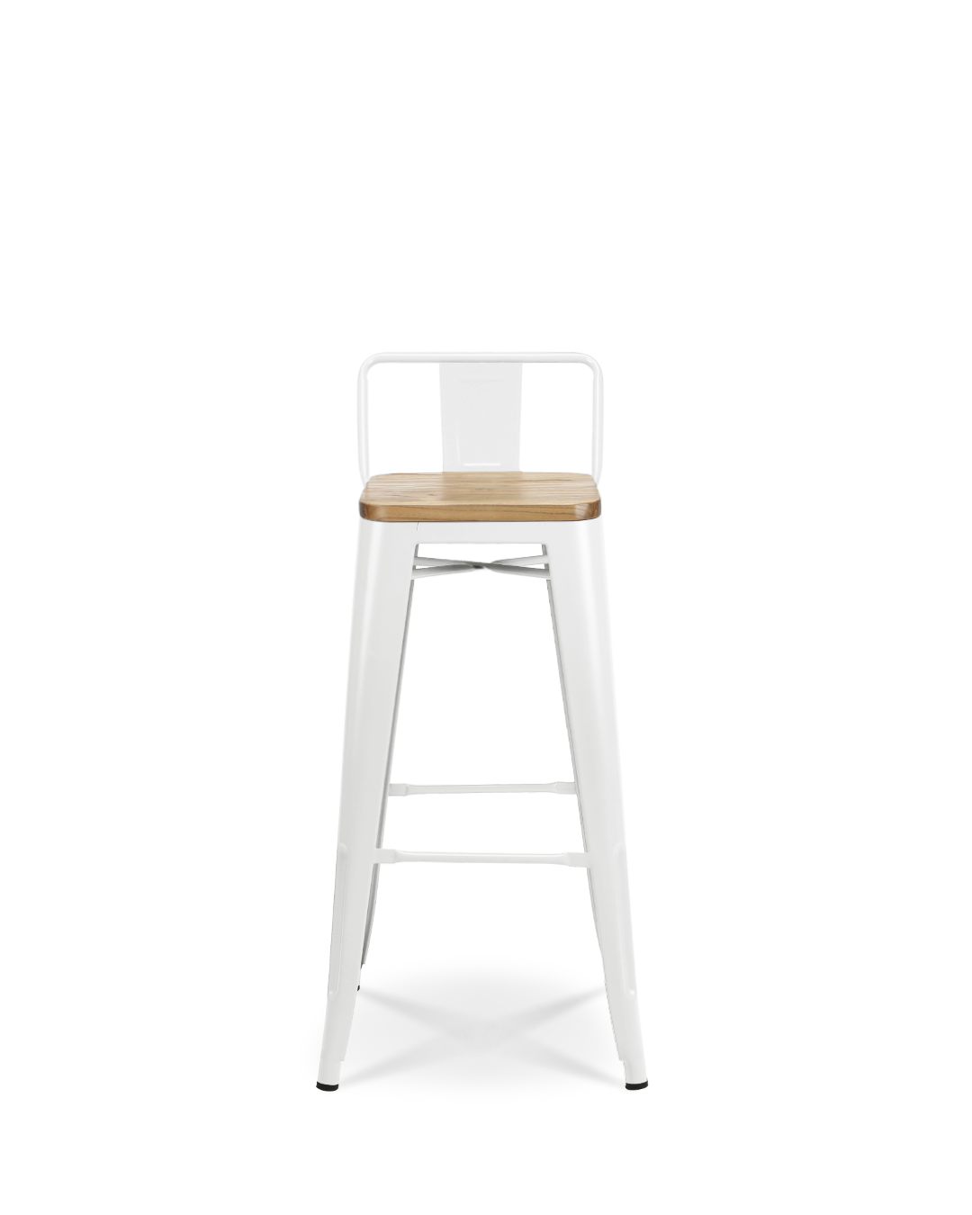 Lix Wood Bar Stuhl Weiß