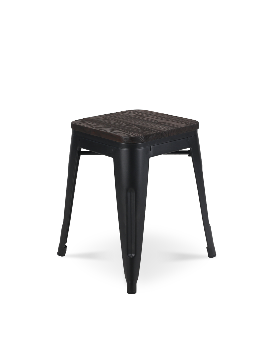 Lix Holzhocker schwarz