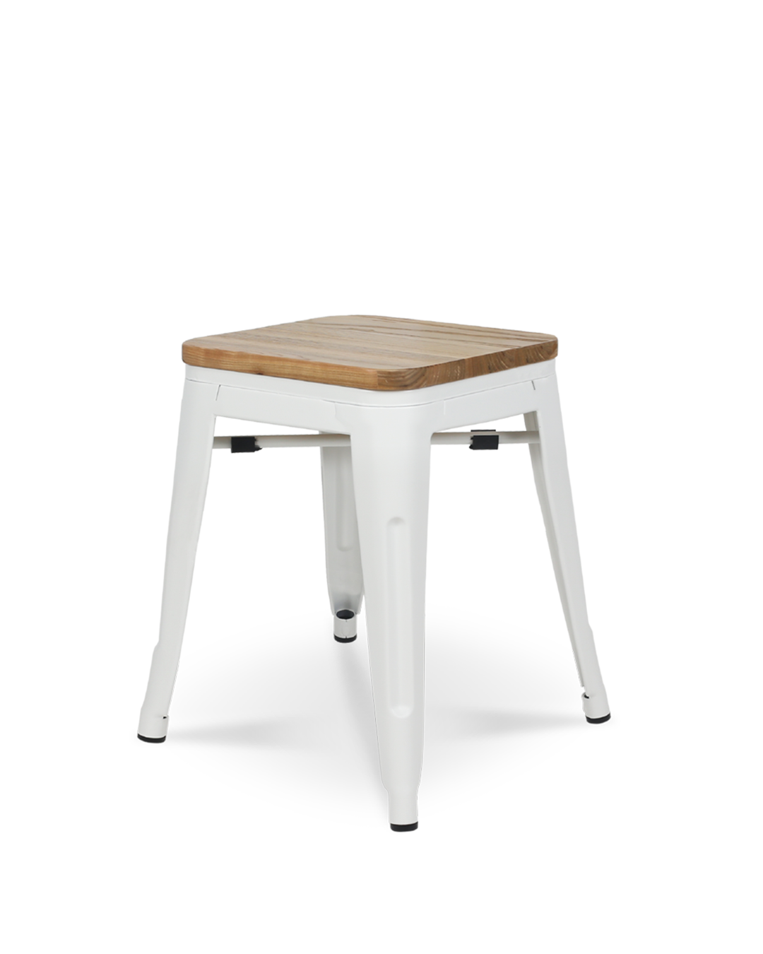 Lix Holzhocker Weiß