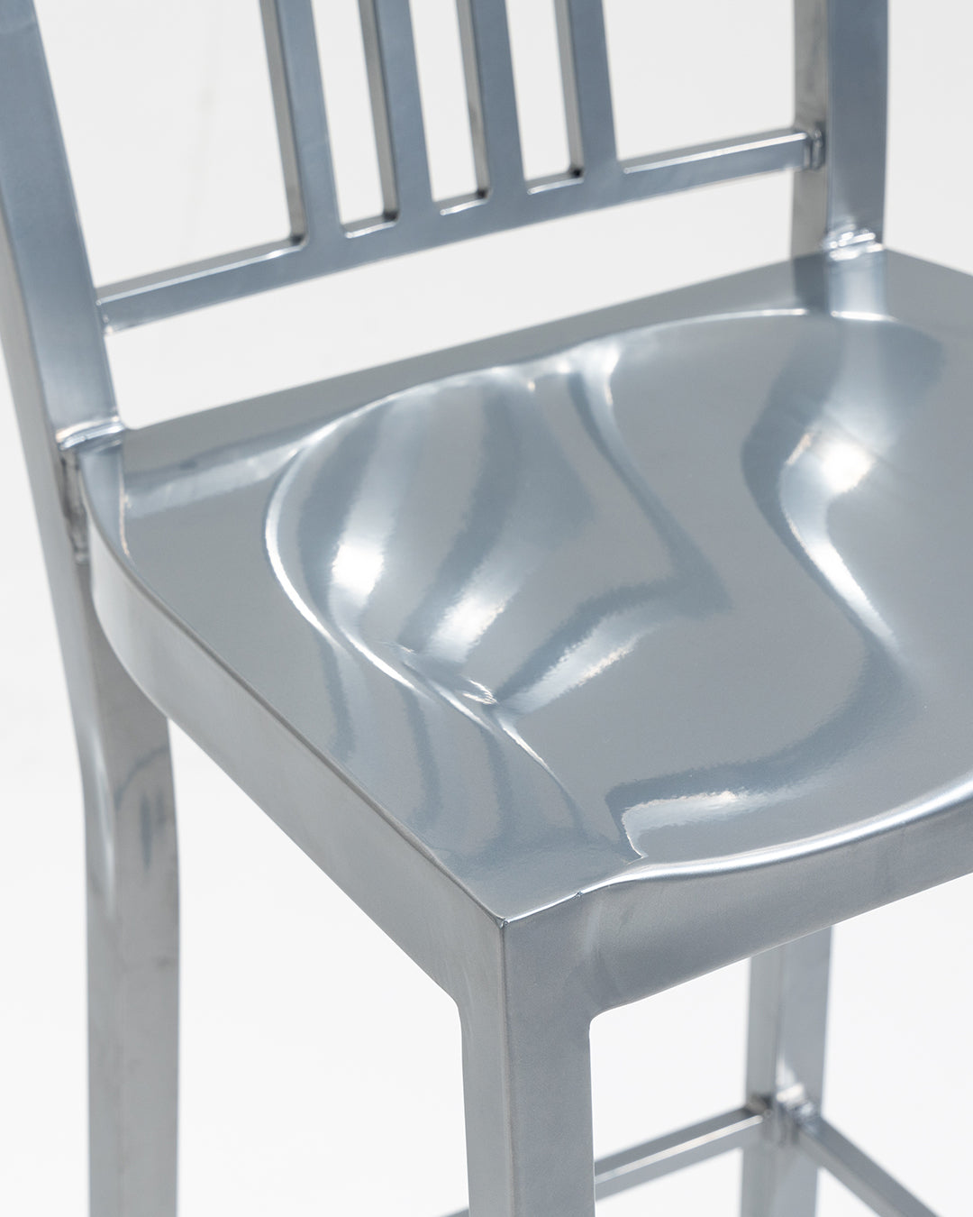 Navy Bar Stuhl schwarz
