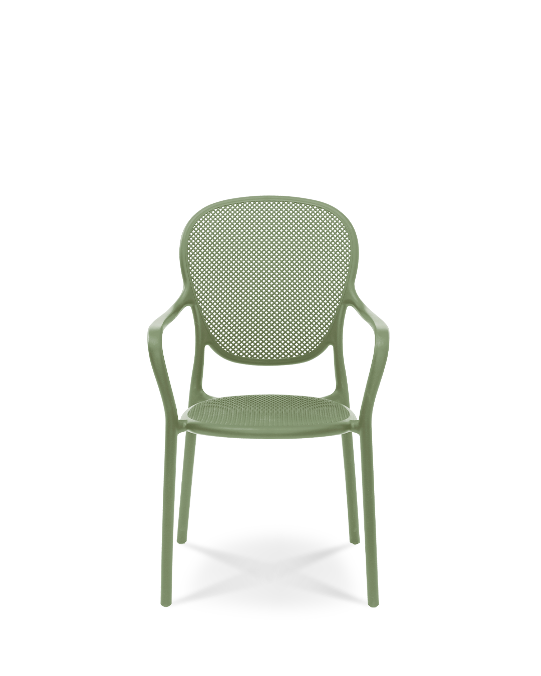 Blättern Plastikstuhl Avocado Green