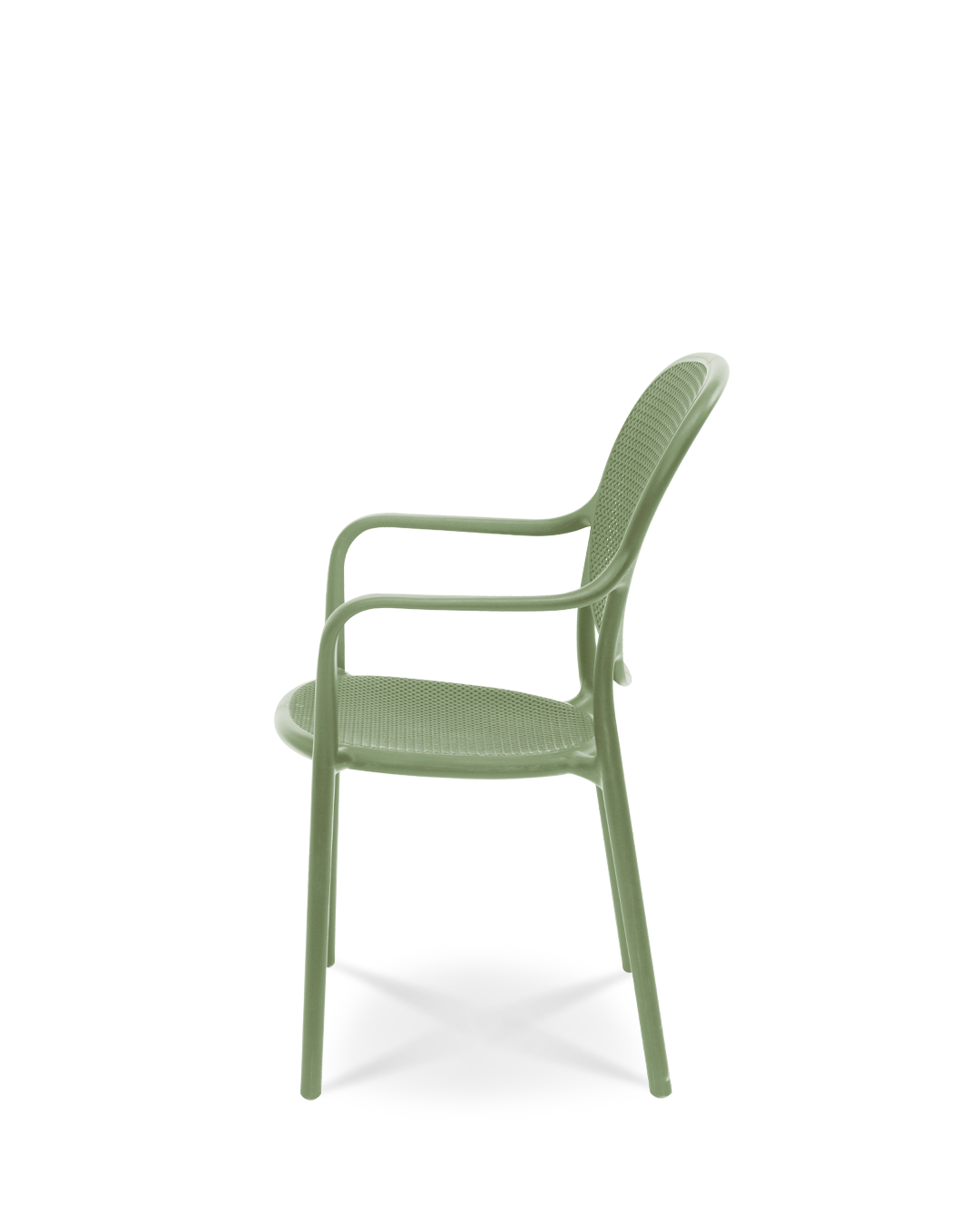 Blättern Plastikstuhl Avocado Green