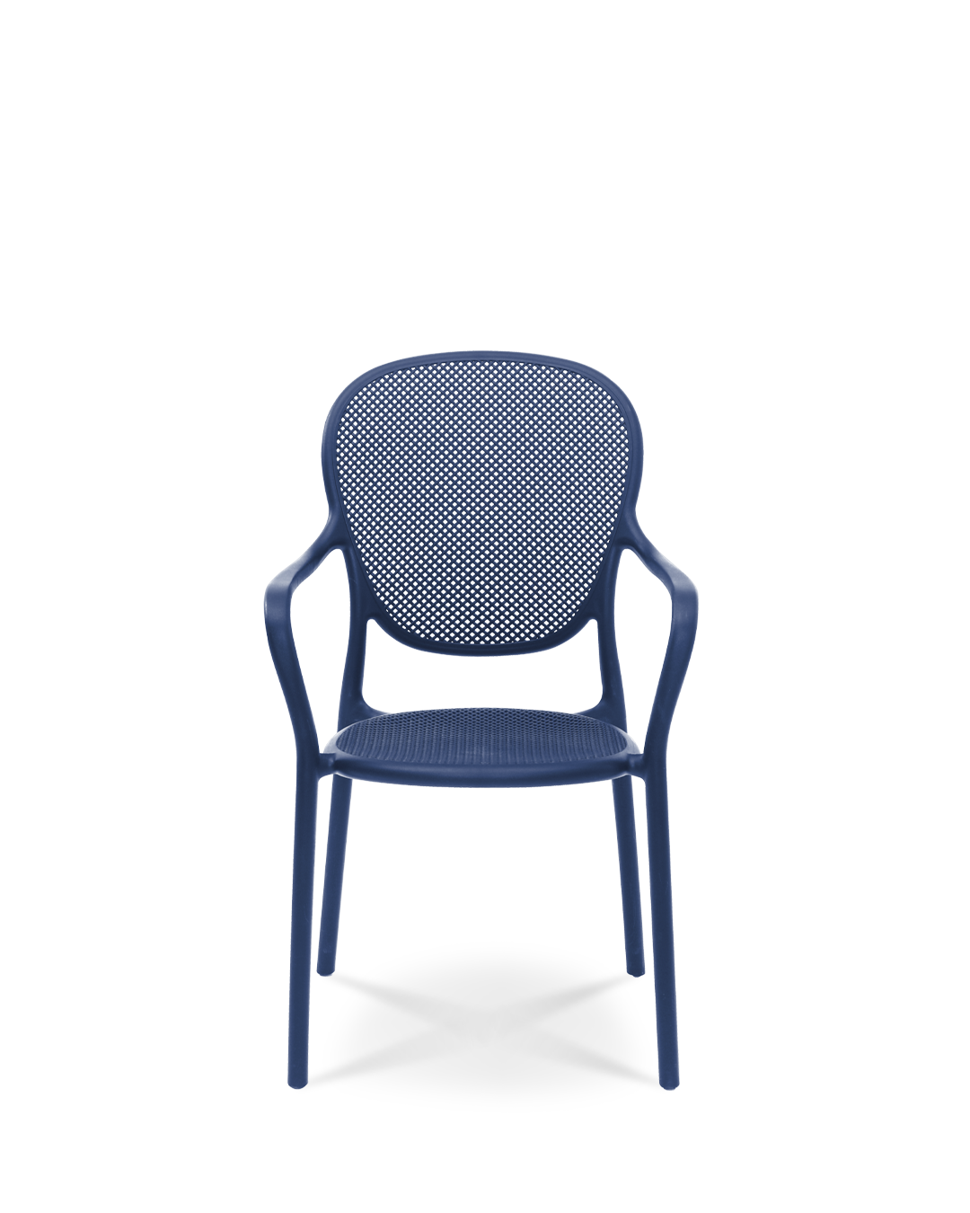 Blendet Plastikstuhl Fiord Blue