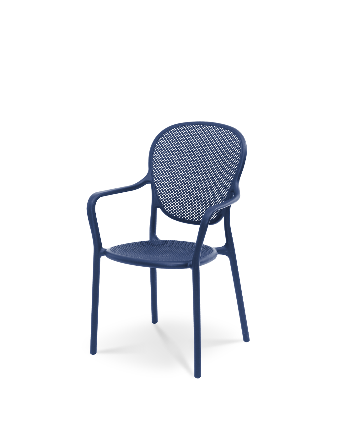 Blendet Plastikstuhl Fiord Blue
