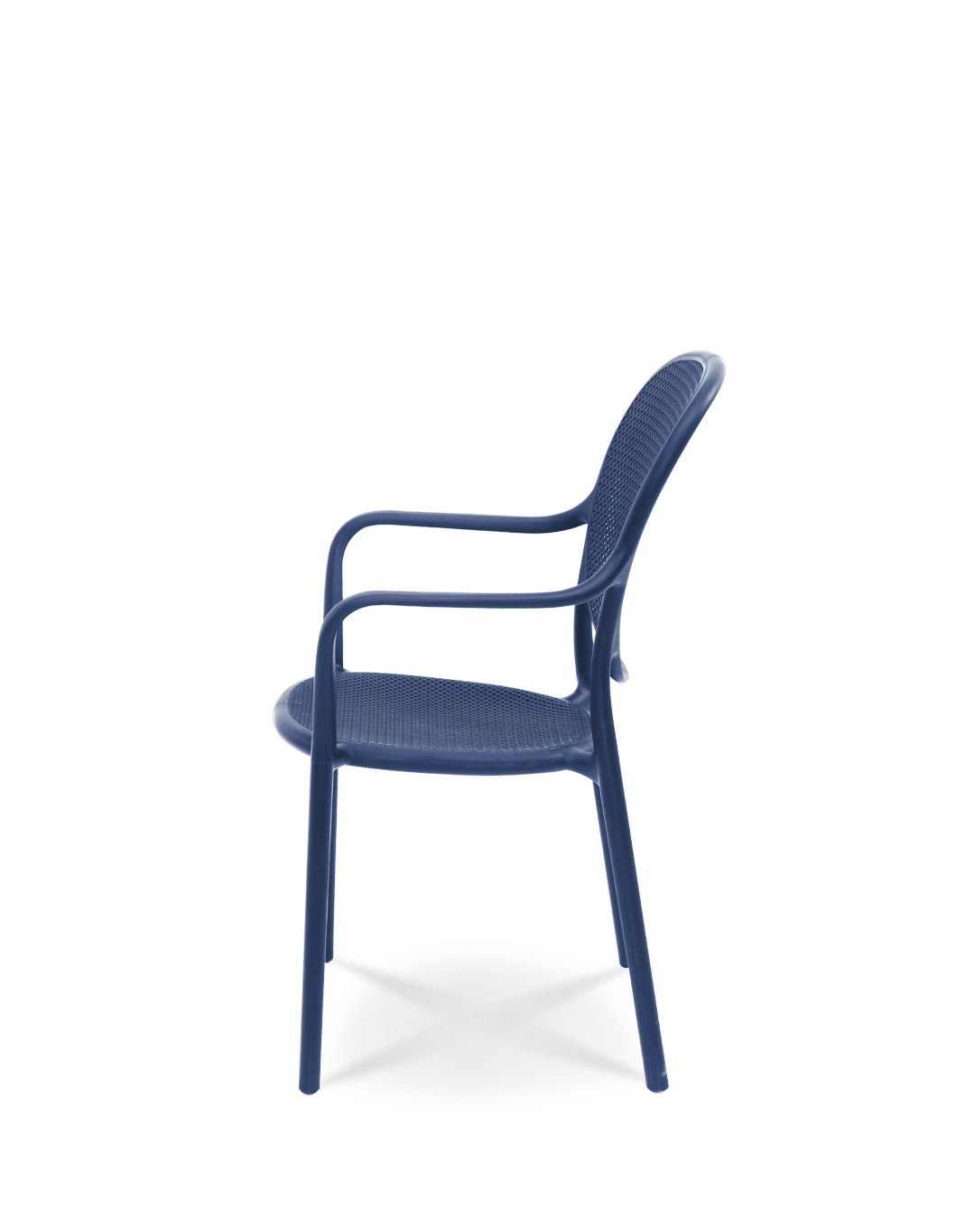 Blendet Plastikstuhl Fiord Blue