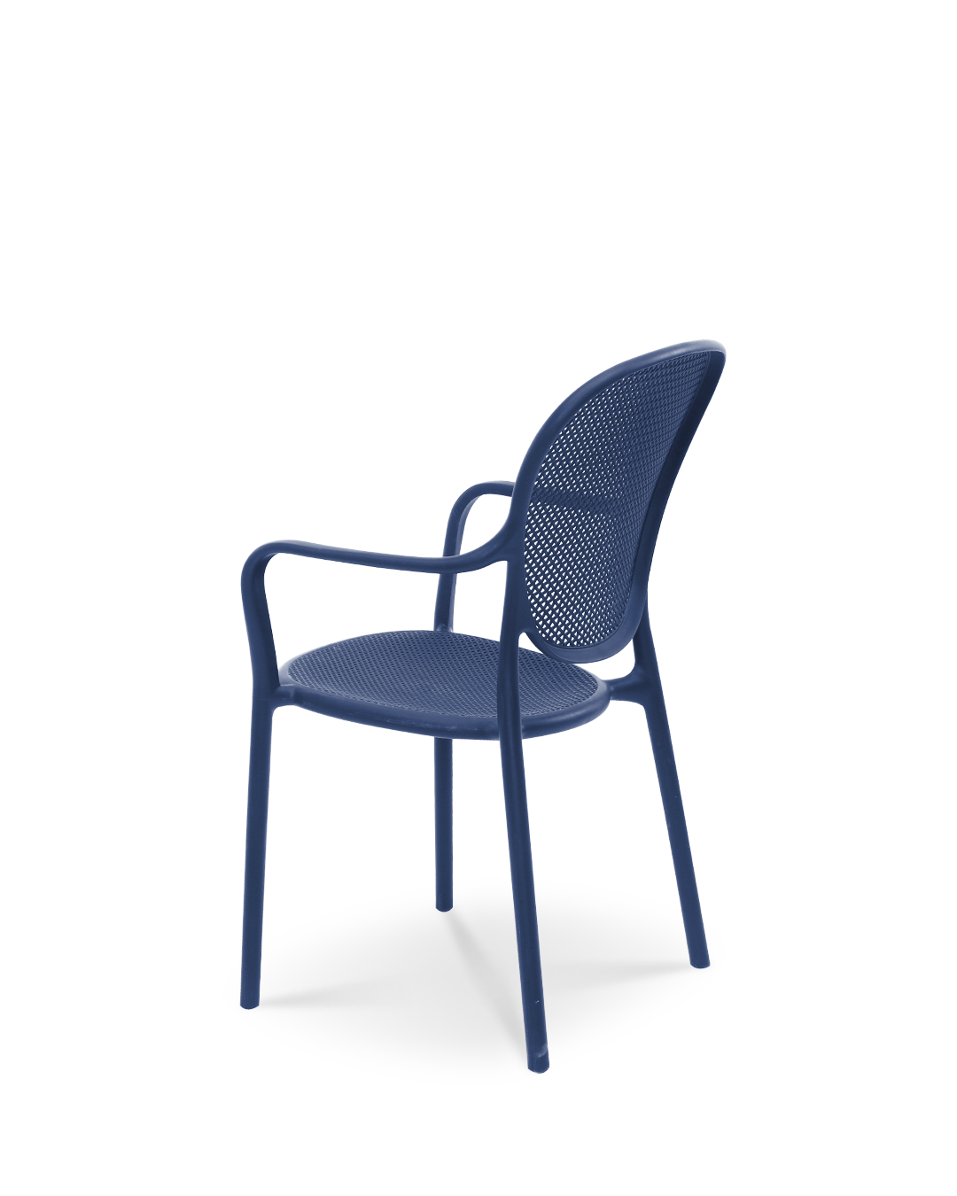 Blendet Plastikstuhl Fiord Blue