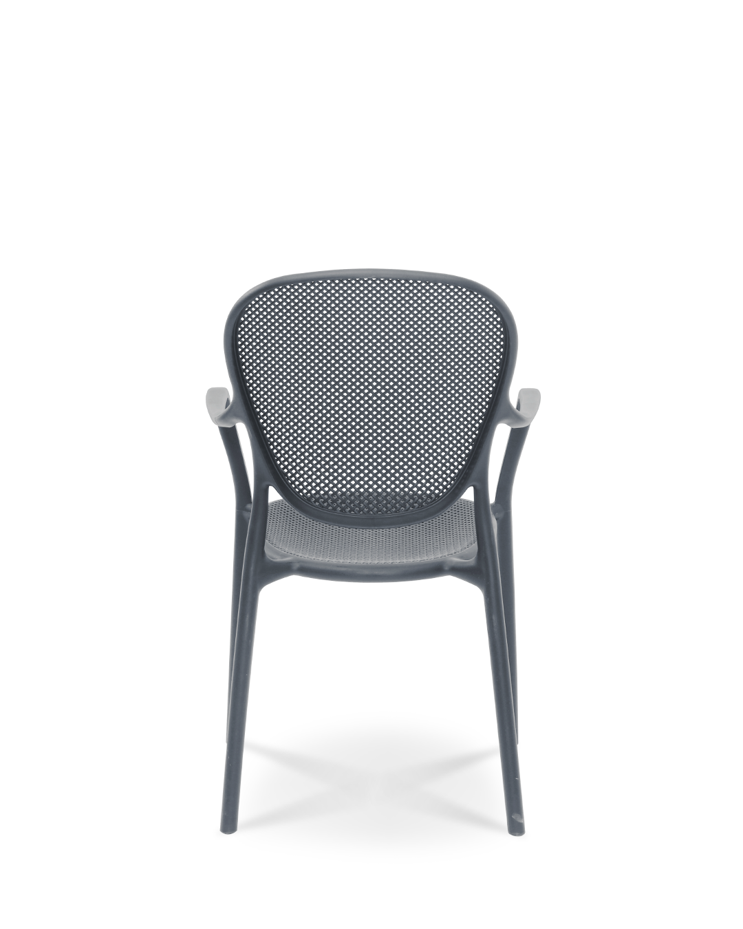 Blättern Plastikstuhl Rolling Stone Grey