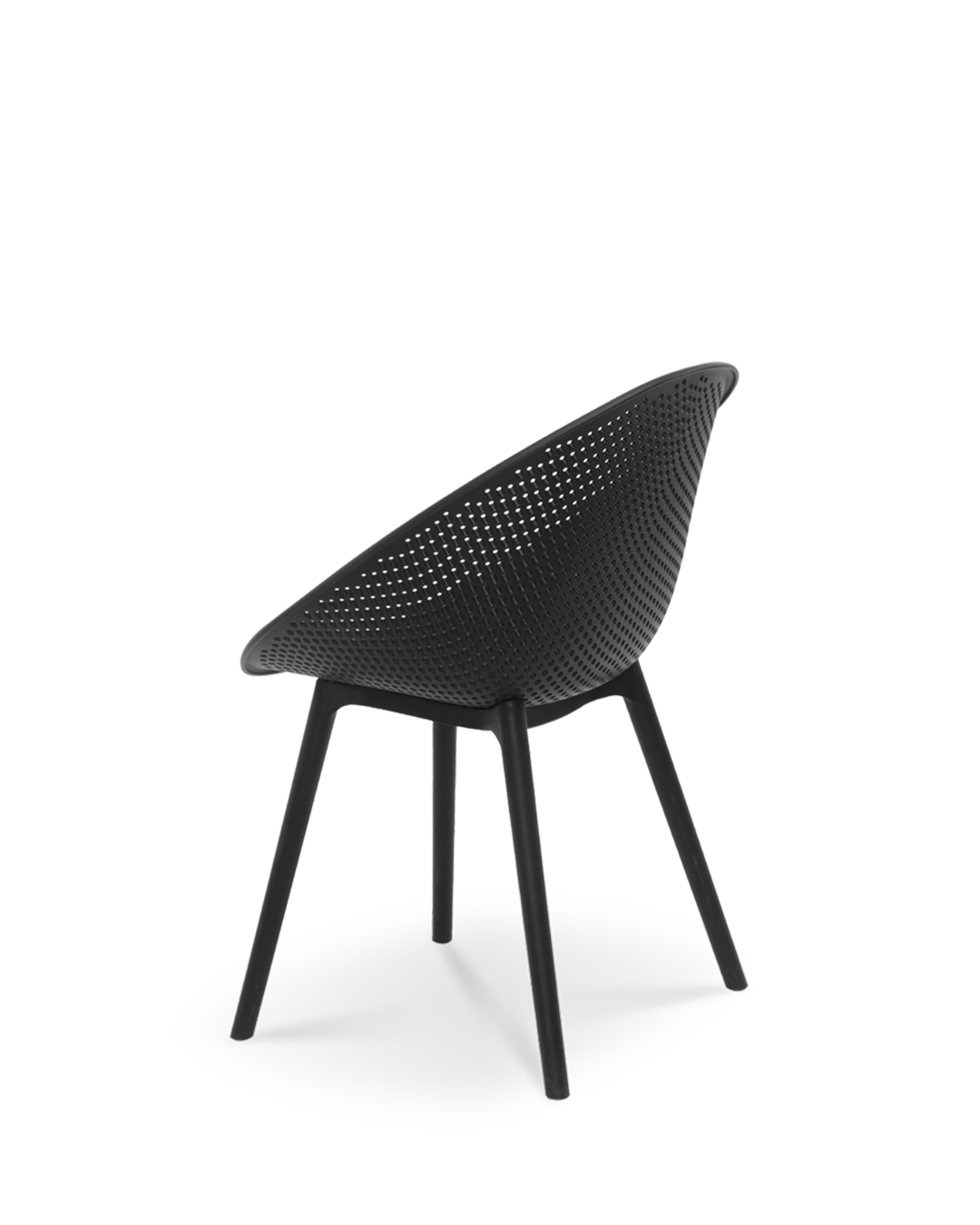 Virginia Designstuhl schwarz