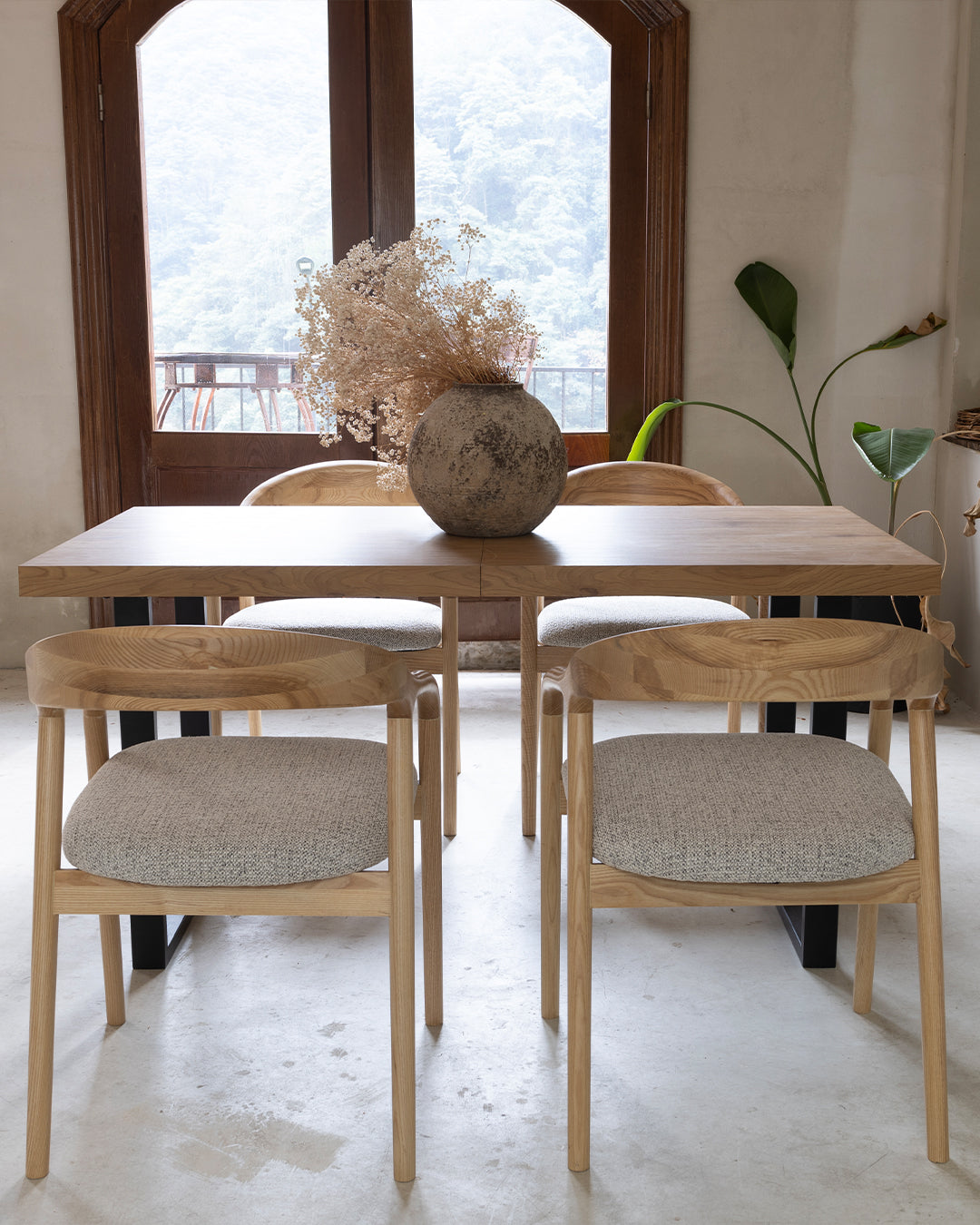 Yedda erweiterbarer table natürlich