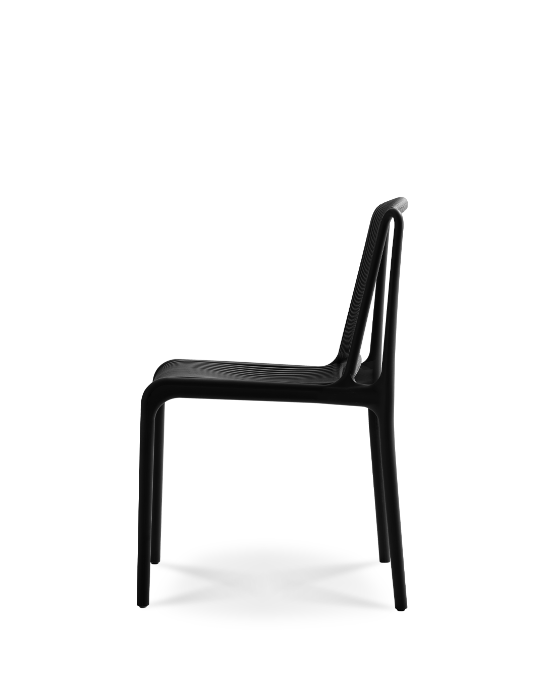 Elpis Plastikstuhl schwarz