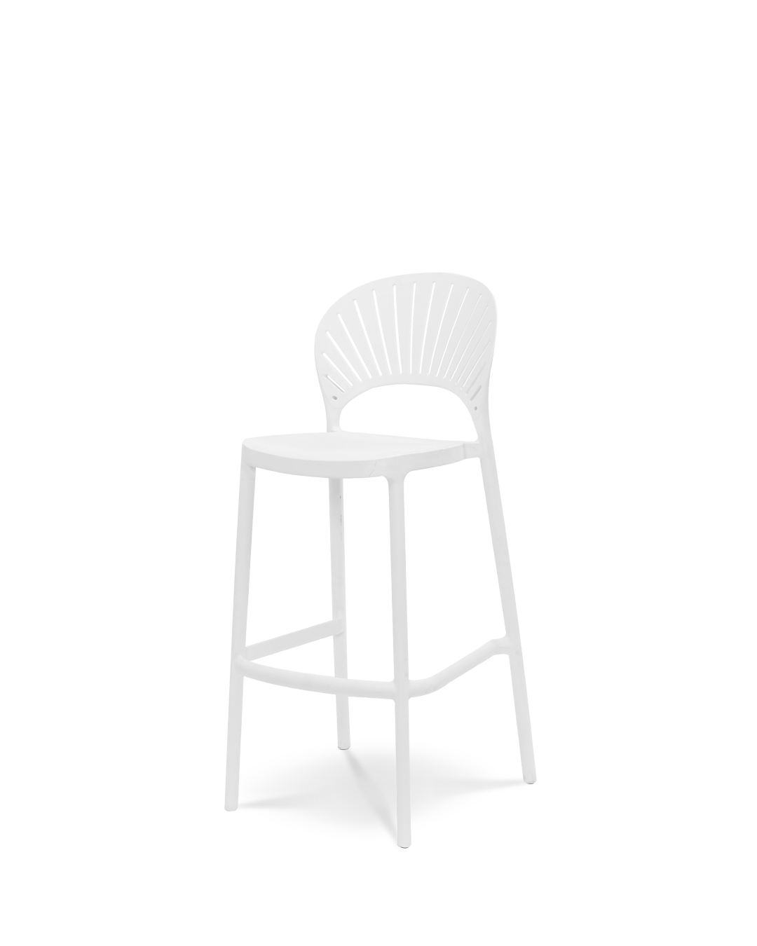 Hestia Bar Stuhl Elfenbein Weiß