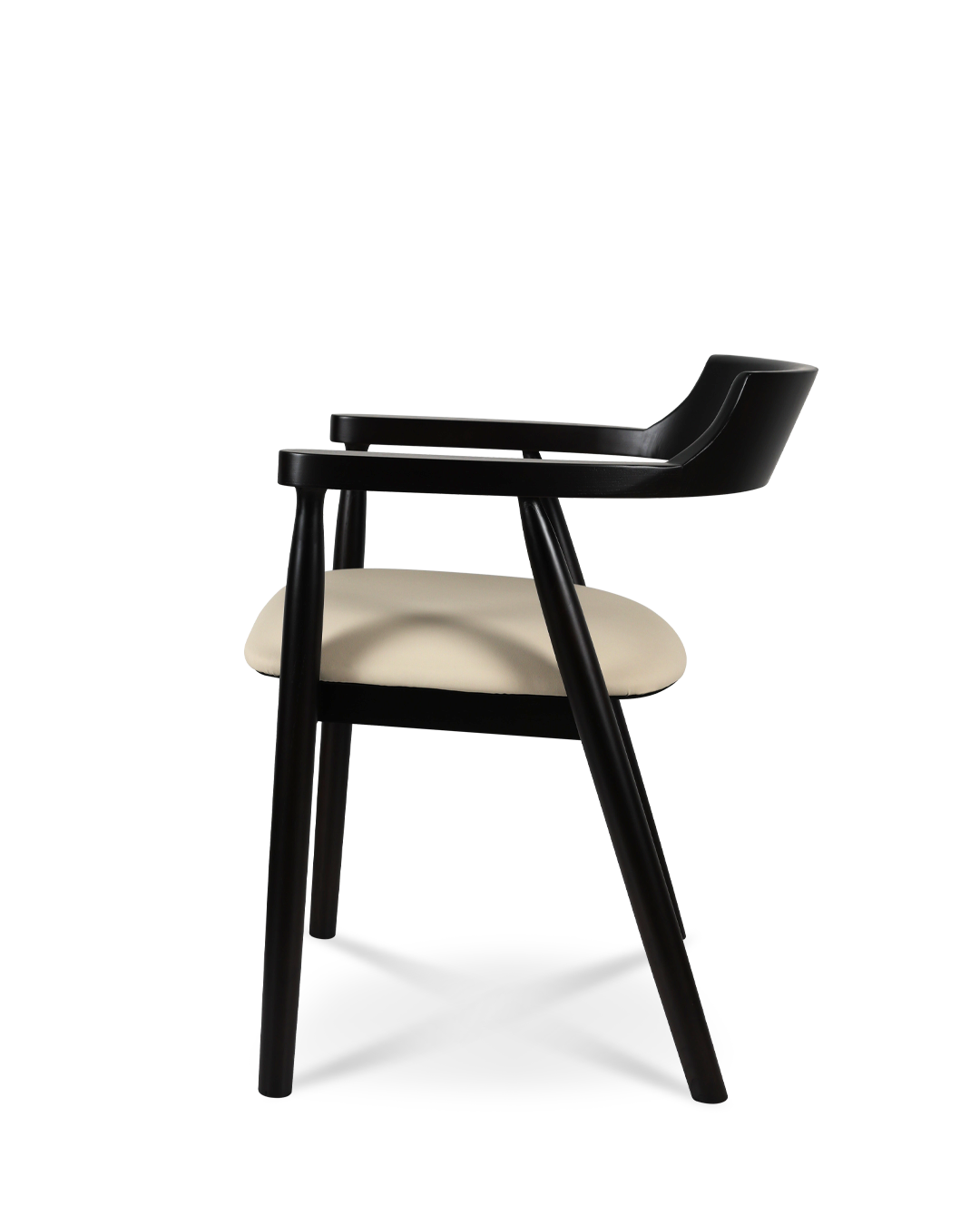 Kennedy Holzstuhl dunkler Beige