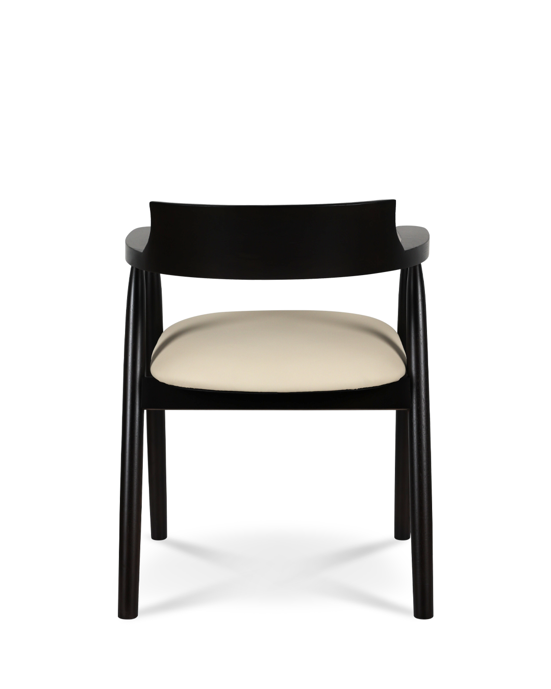 Kennedy Holzstuhl dunkler Beige