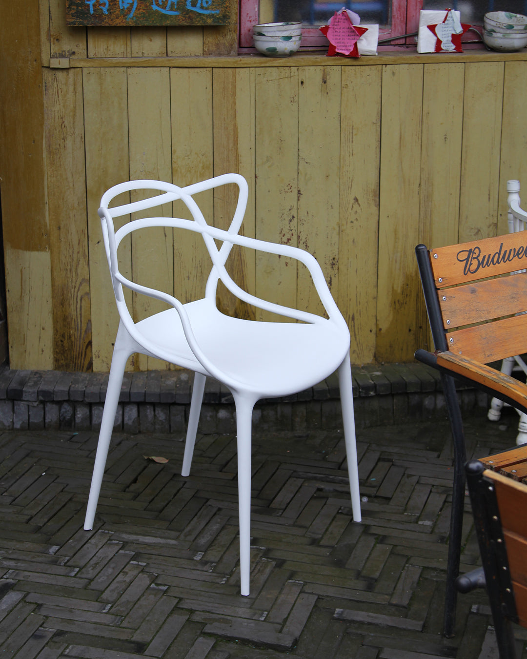 Maxter Philipe Chair Elfenbein Weiß