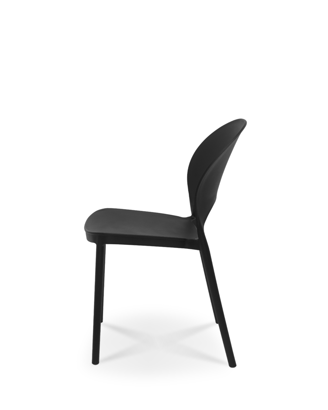 NYSA -Plastikstuhl schwarz
