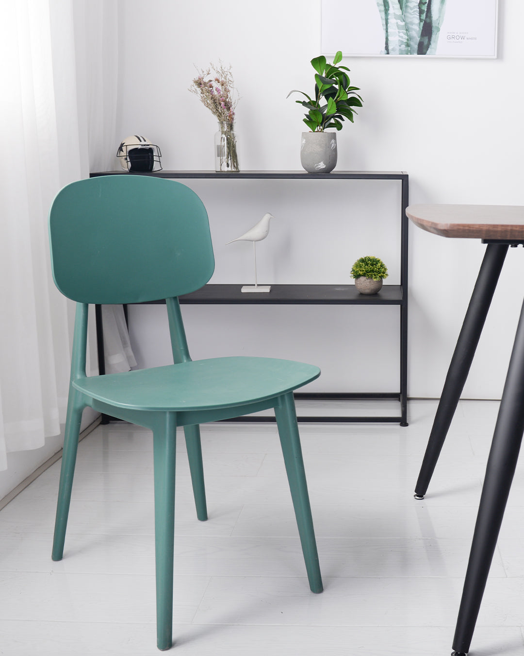 Pomona Designstuhl schwarz