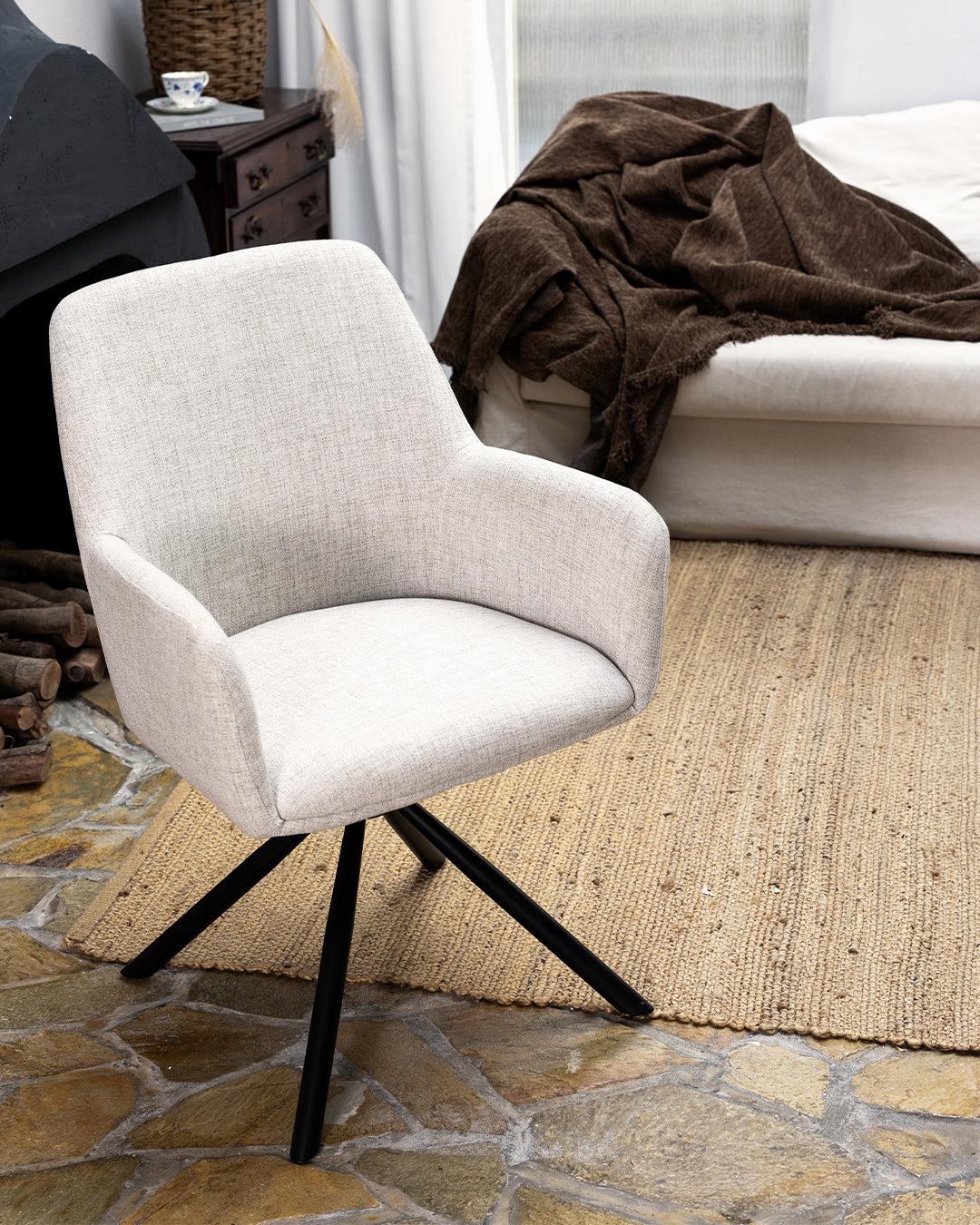 Tolosa Essstuhl Beige