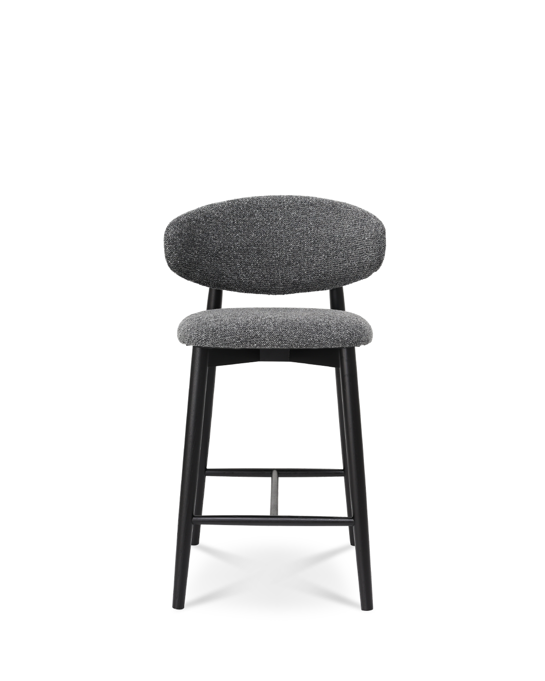 Silvia Wooden Bar Chair Black