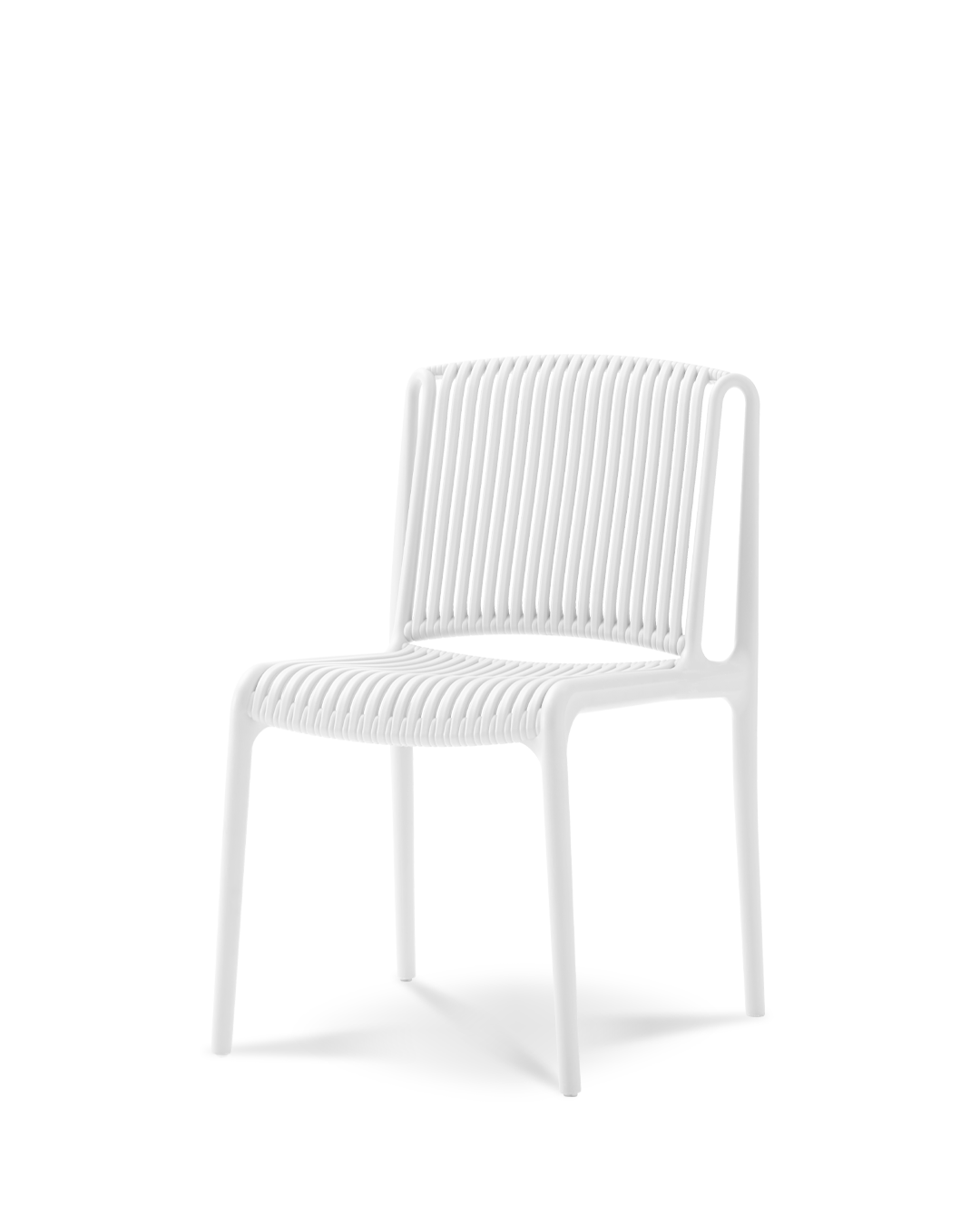 Elpis Plastic Chair Ivory White