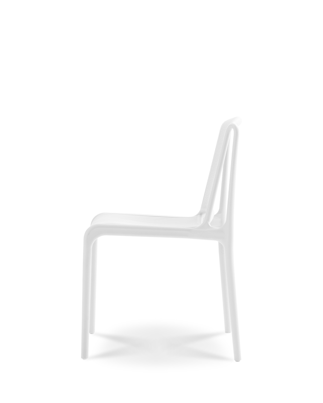 Elpis Plastic Chair Ivory White