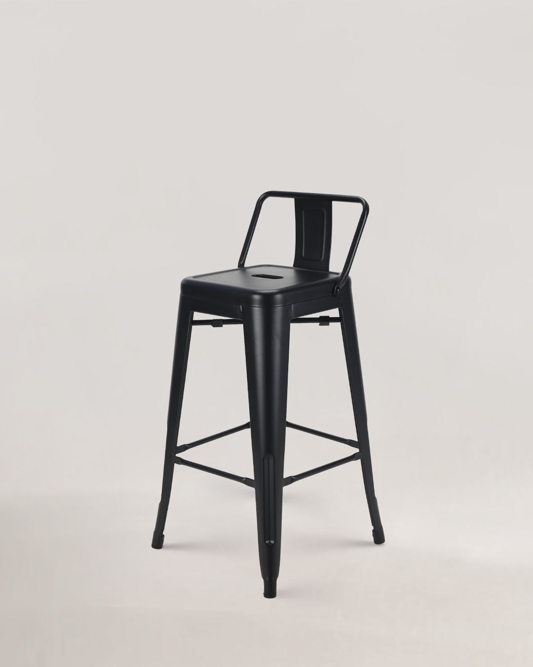 Lix Metal Counter Chair Black