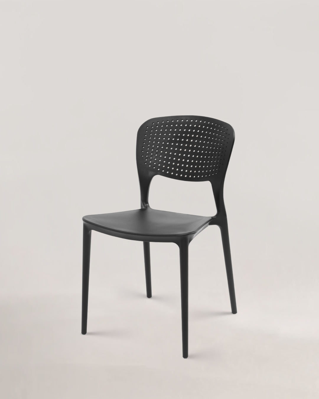 Themis Plastic Chair Black