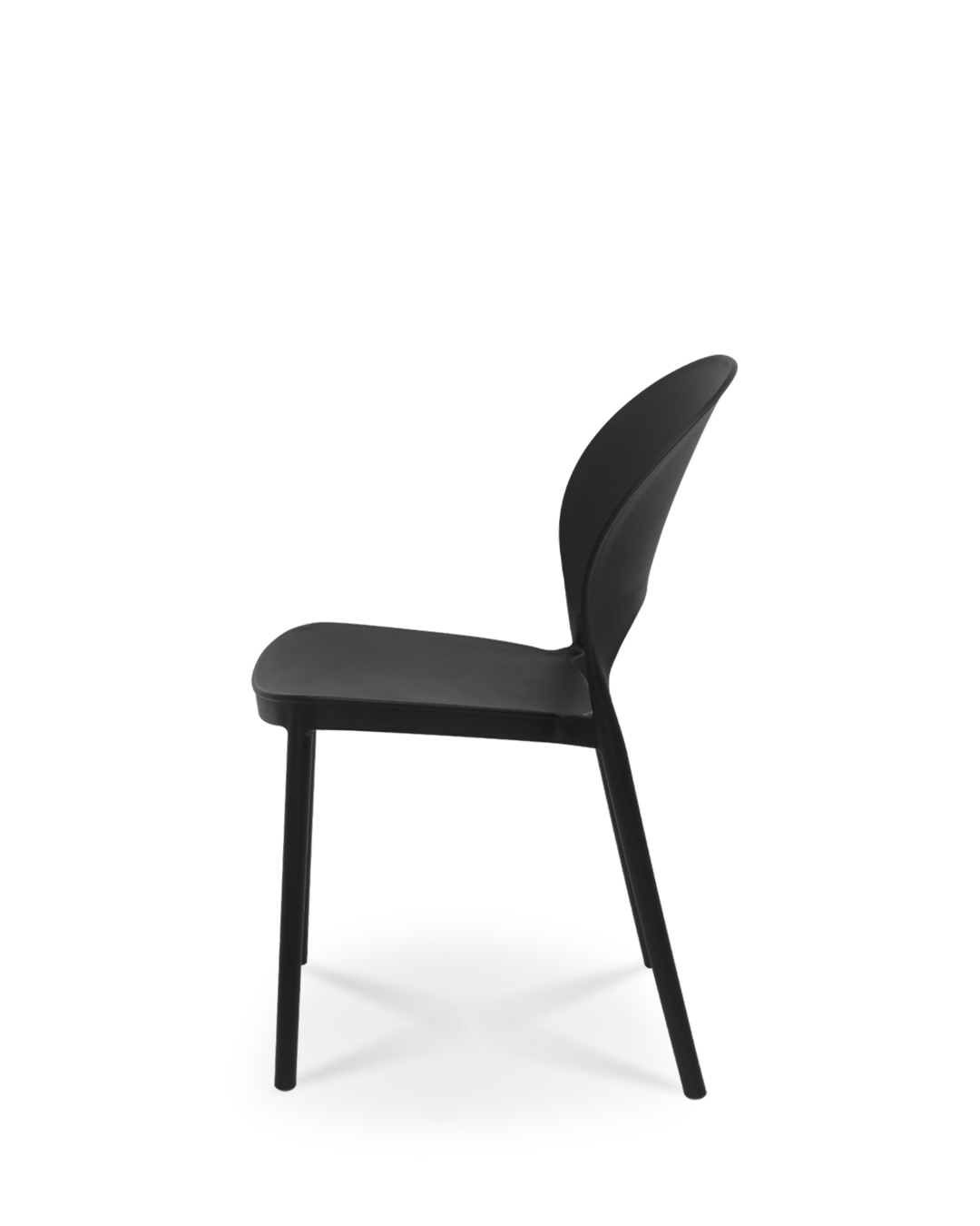Nysa Plastic Chair Black