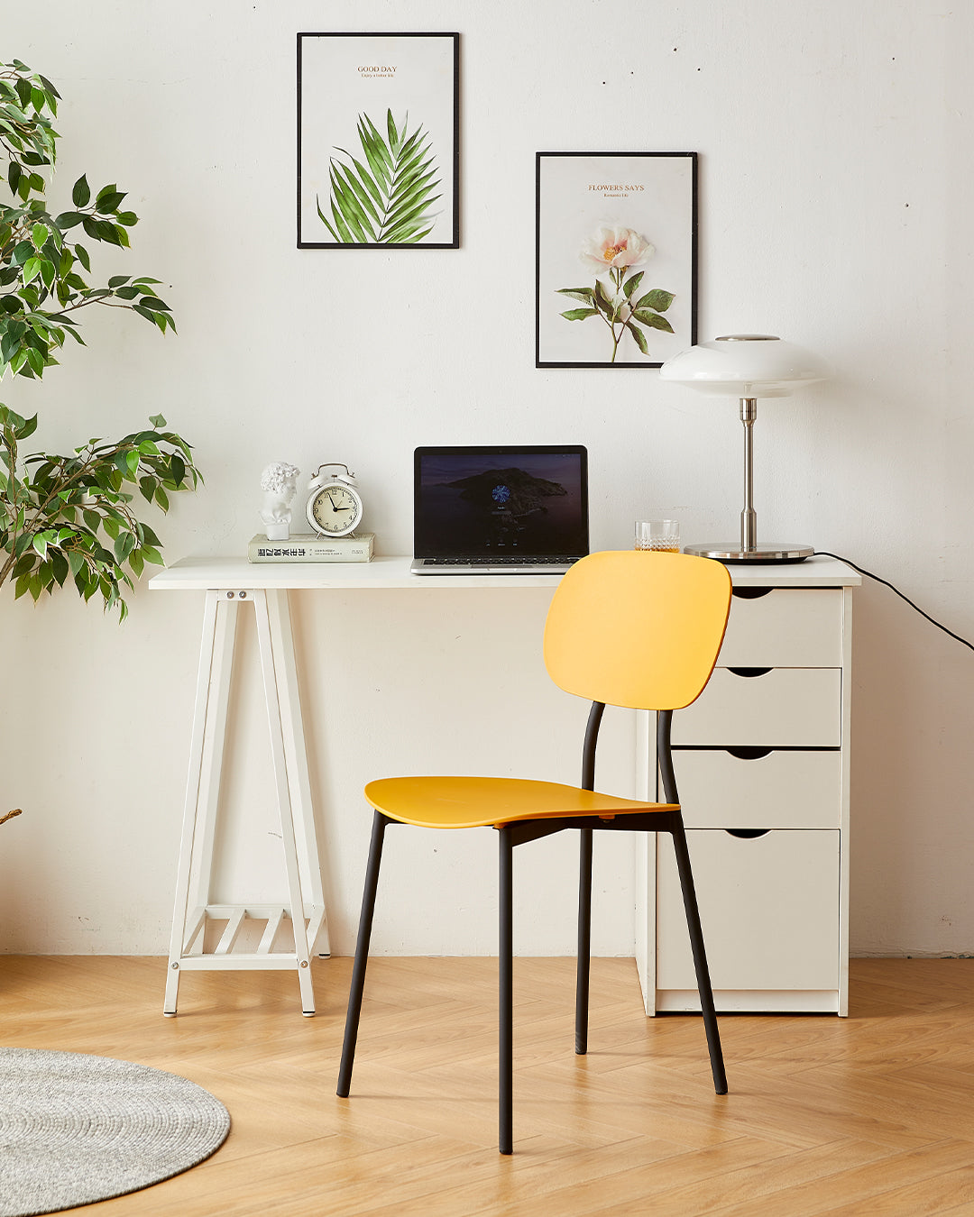 Aglaja Design Chair Gamboge Yellow