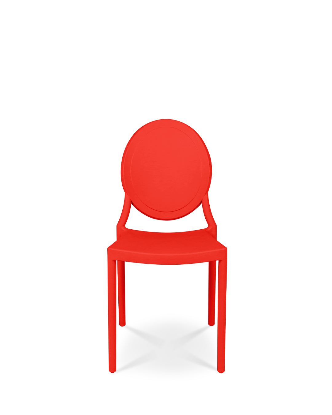 Cyrene Plastic Chair Red