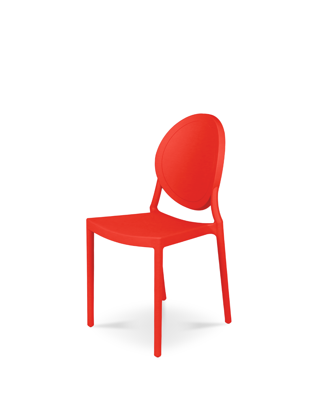 Cyrene Plastic Chair Red