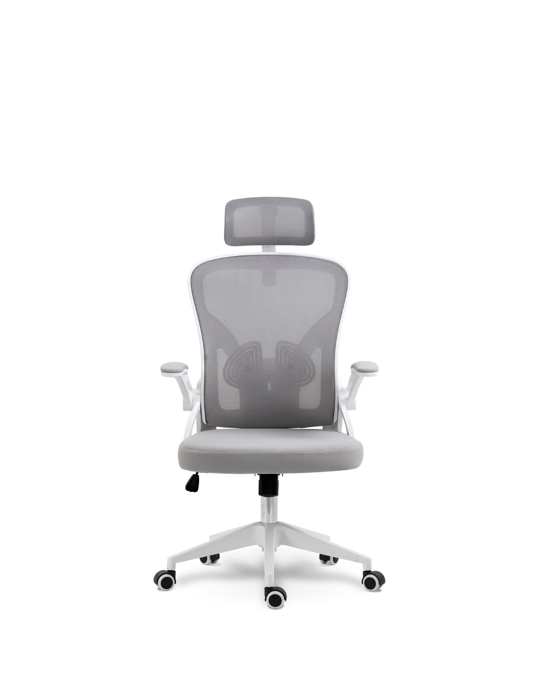 Dike Office Chair White Grey