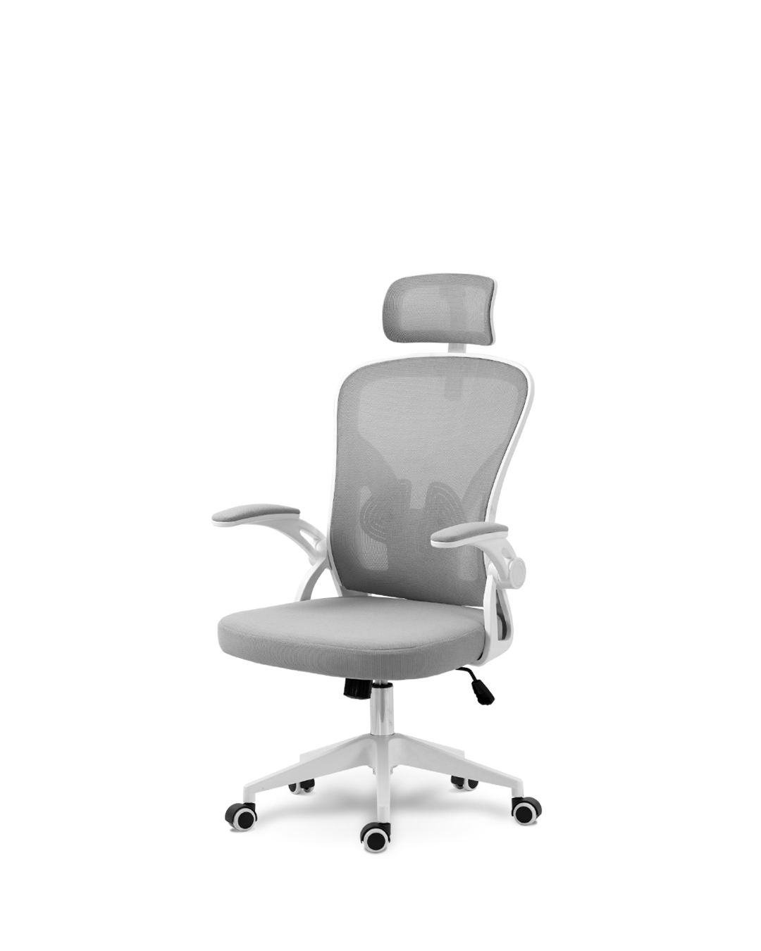 Dike Office Chair White Grey