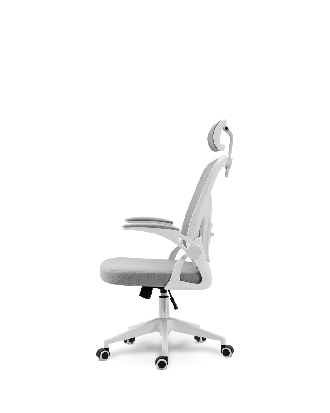 Dike Office Chair White Grey