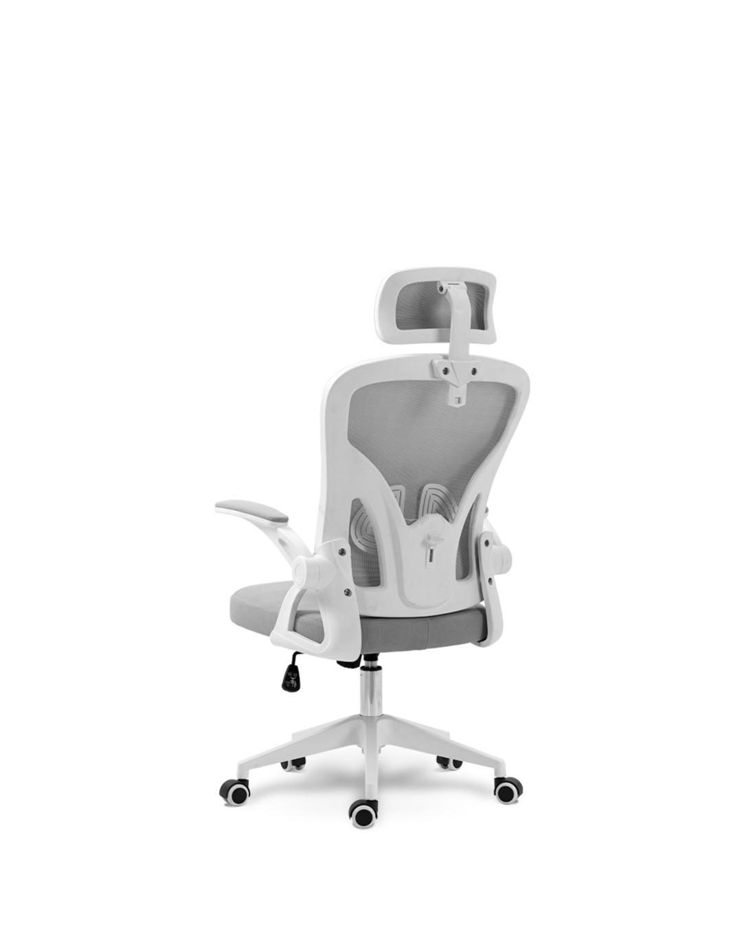 Dike Office Chair White Grey