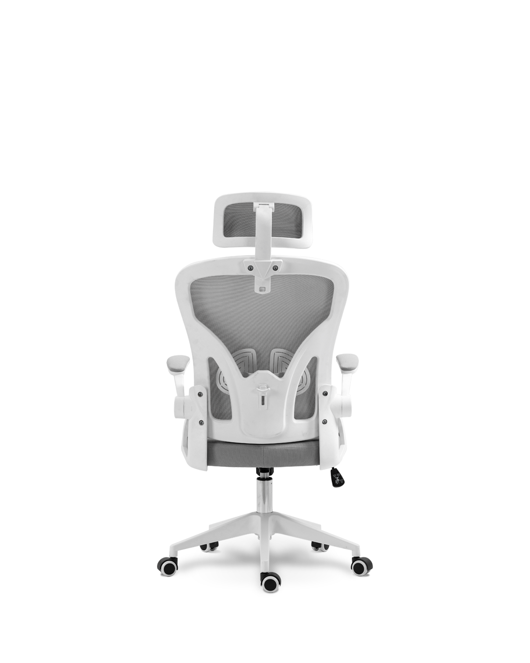 Dike Office Chair White Grey