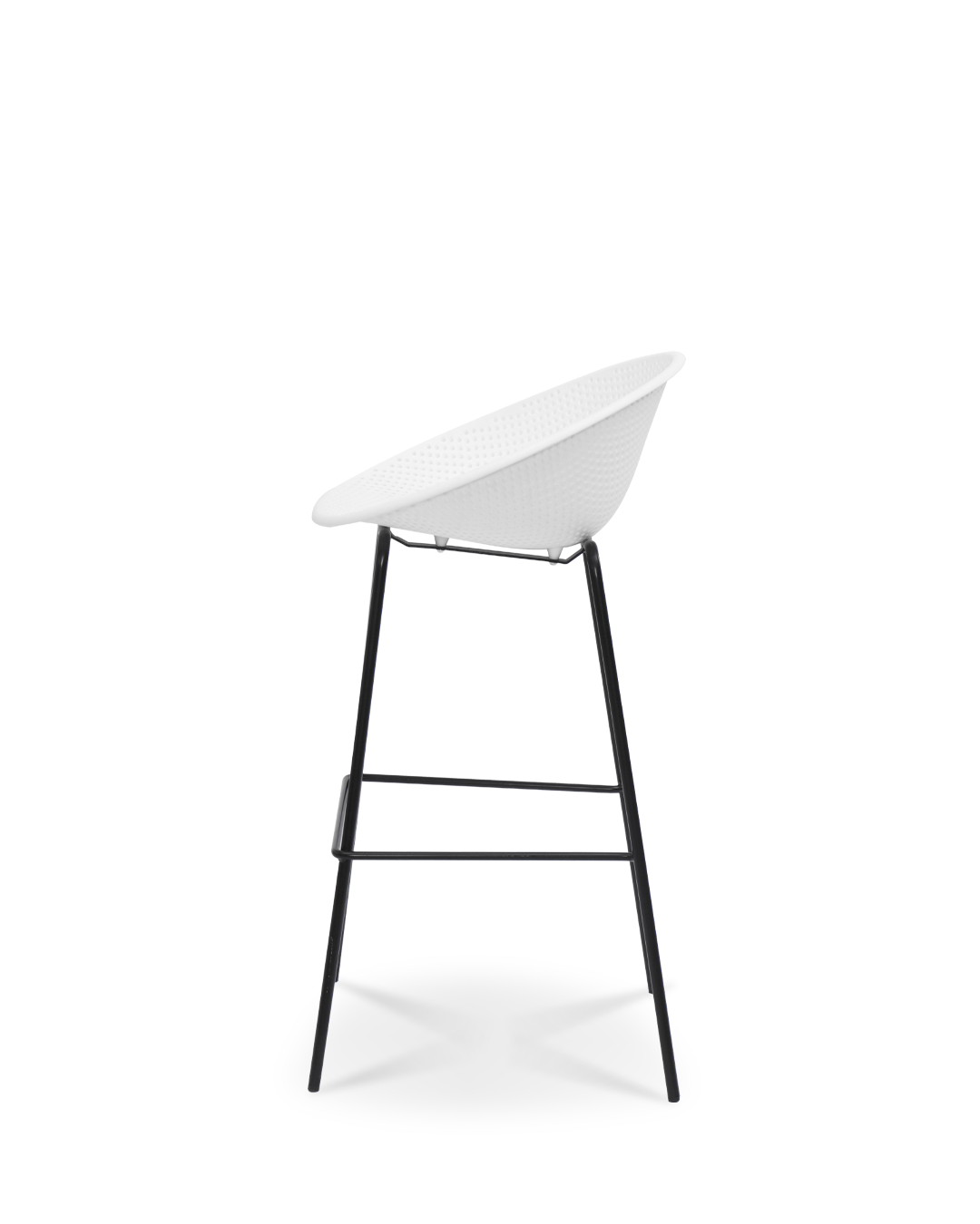 Europa Bar Stool Ivory White