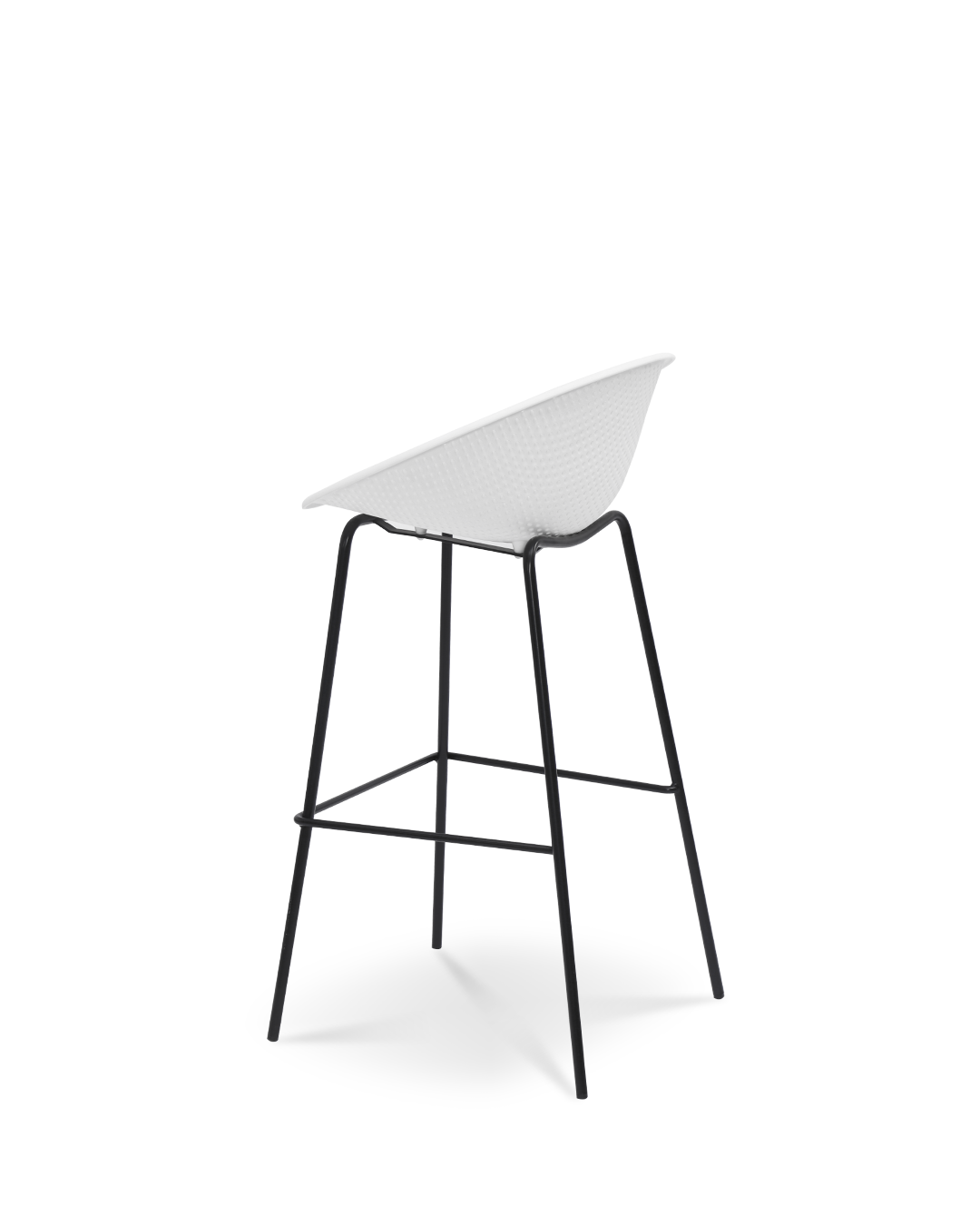 Europa Bar Stool Ivory White