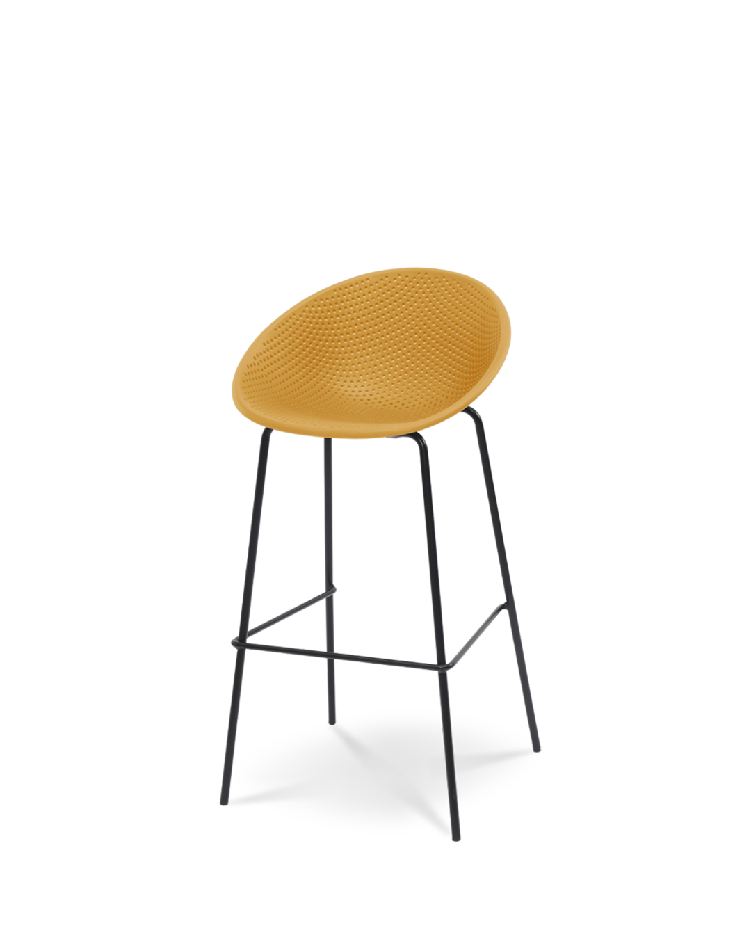 Europa Bar Stool Potters Clay Yellow