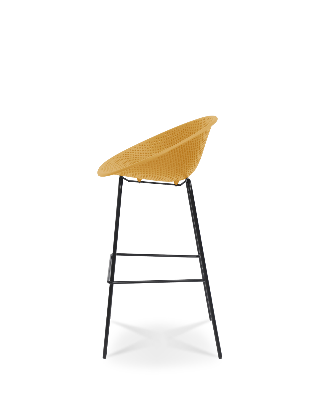 Europa Bar Stool Potters Clay Yellow