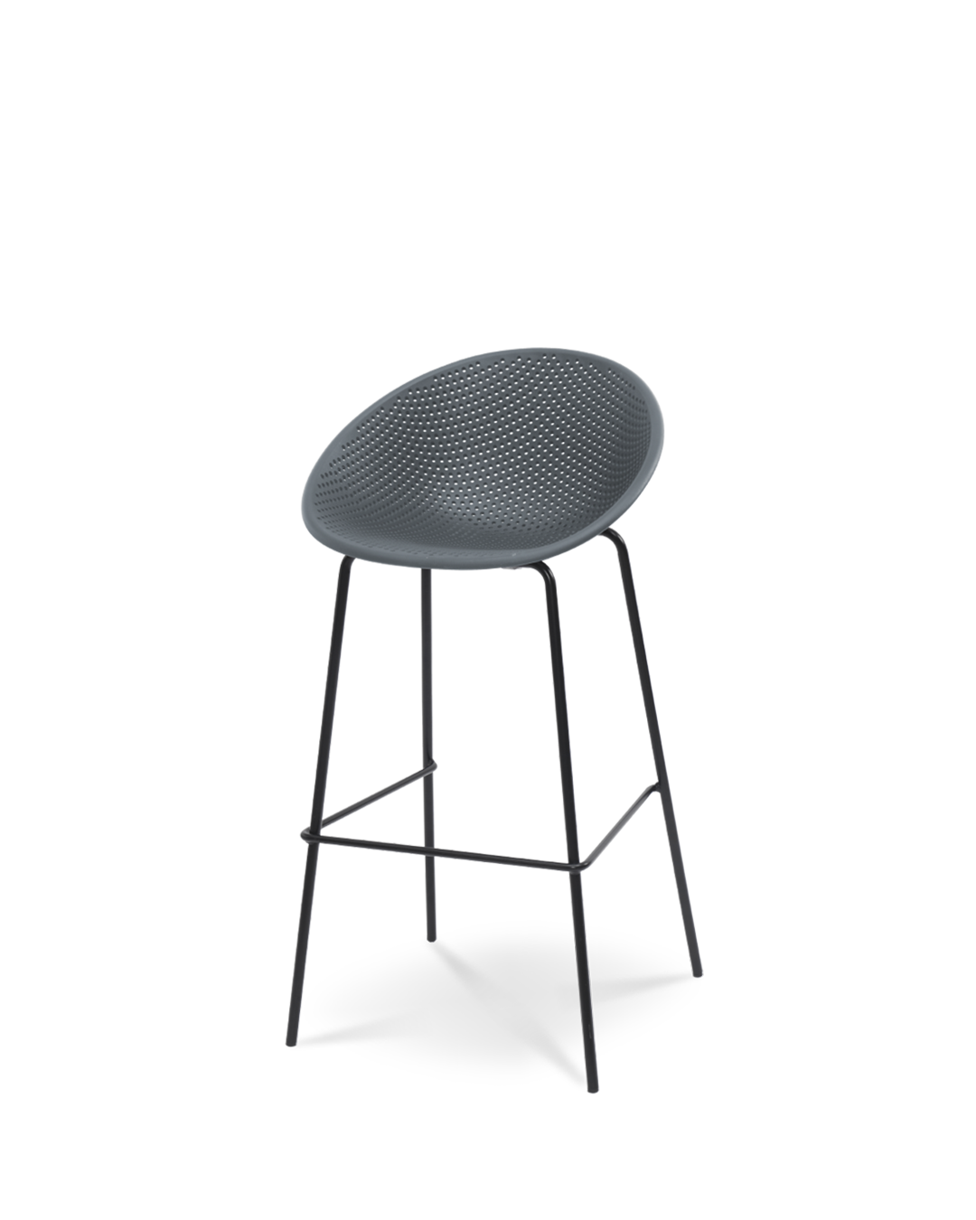 Europa Bar Stool Rolling Stone Grey